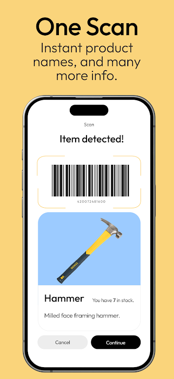 Amoa: easy scanner & inventory Screenshot 0