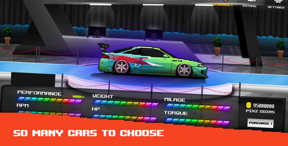 Pixel Car: Reckless Racer スクリーンショット 2