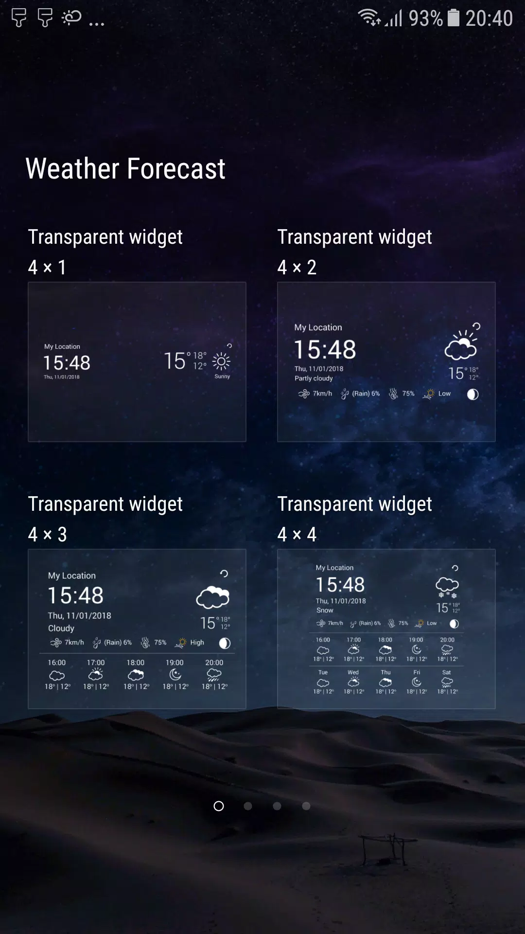 Weather Forecast 스크린샷 3