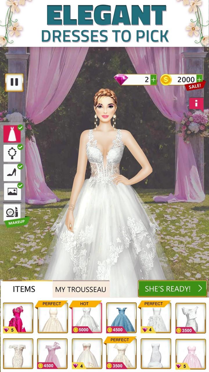 Hochzeitdesigner: Kleiddressup 螢幕截圖 2