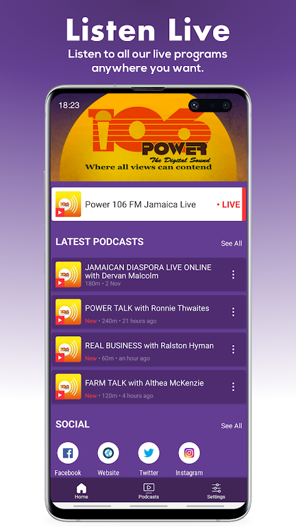 Power 106 FM Jamaica Скриншот 0