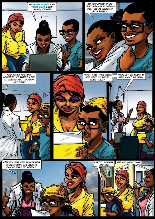 Botswana Baylor Comic Book Setswana ဖန်သားပြင်ဓာတ်ပုံ 2