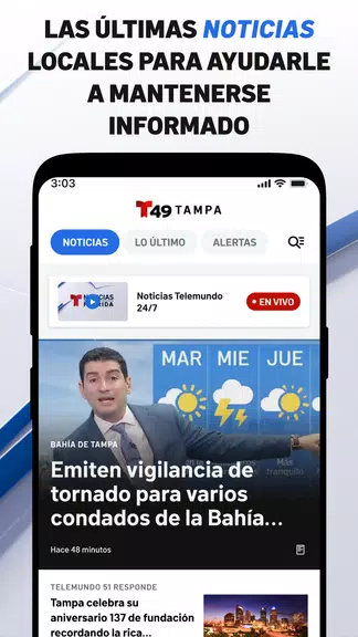 Telemundo 49: Tampa Noticias Скриншот 0