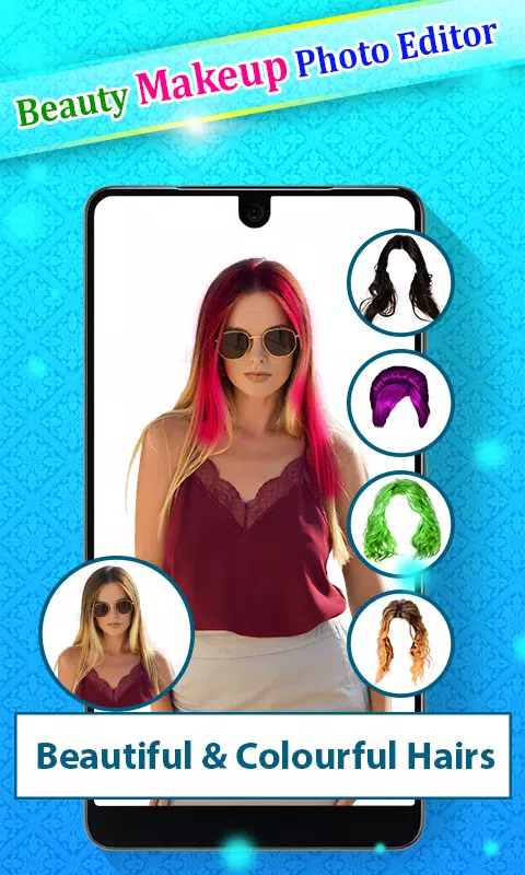 Girls Beauty Makeup Editor Capture d'écran 2