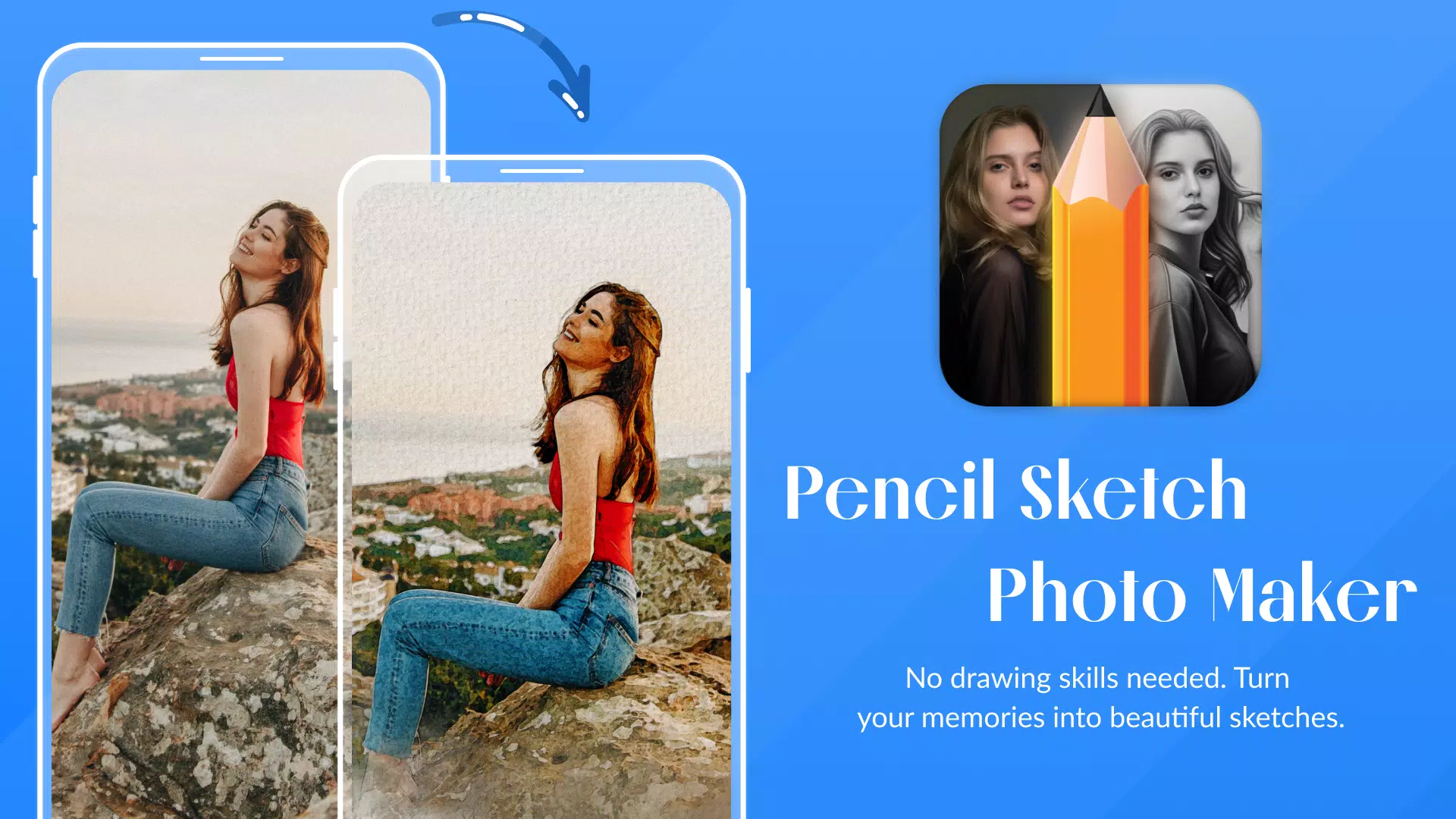 Pencil Sketch Photo Maker Ekran Görüntüsü 3