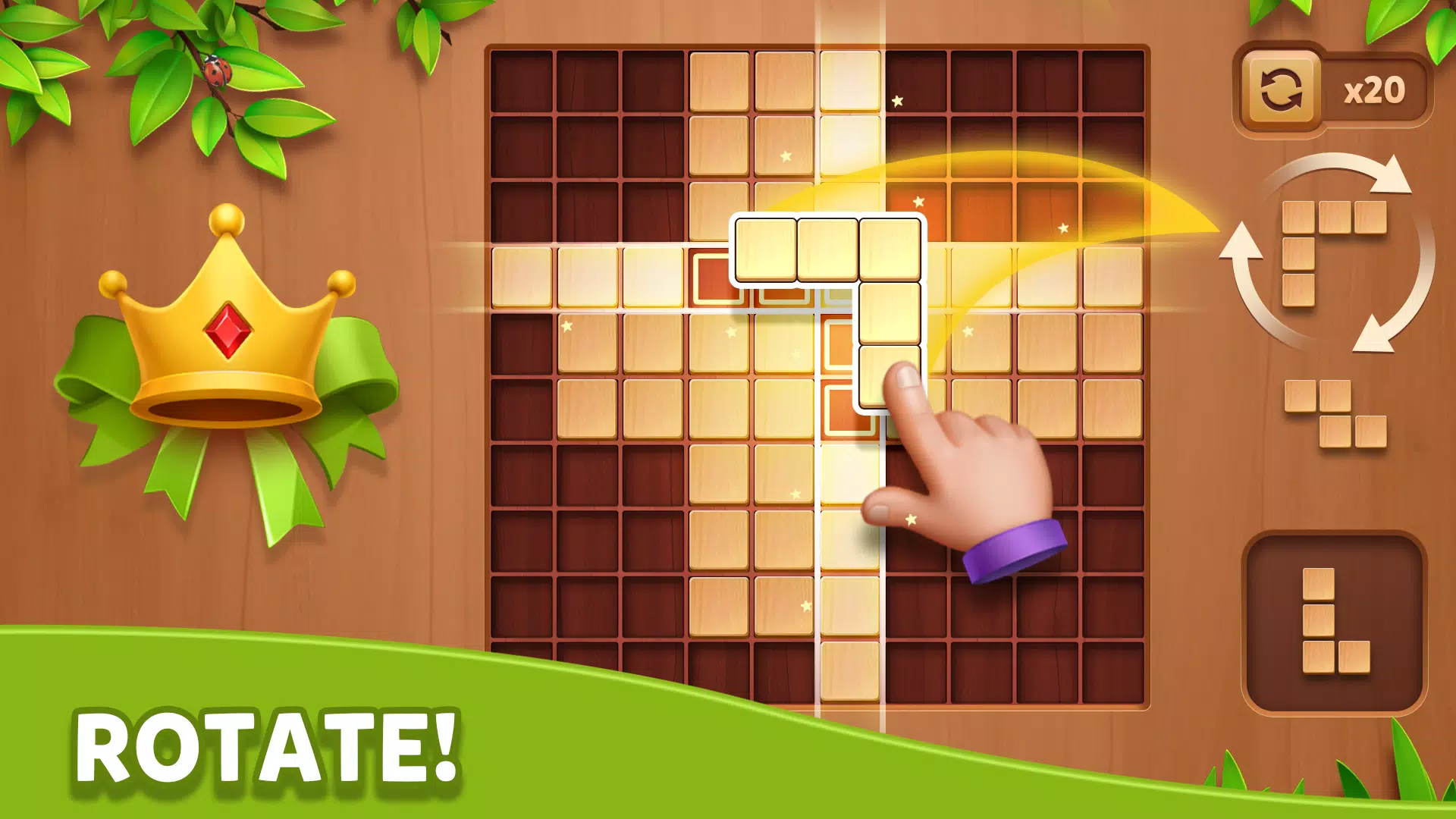 Cube Block - Woody Puzzle Game 스크린샷 1