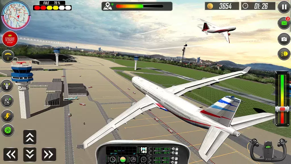 Real Plane Landing Simulator Ekran Görüntüsü 2