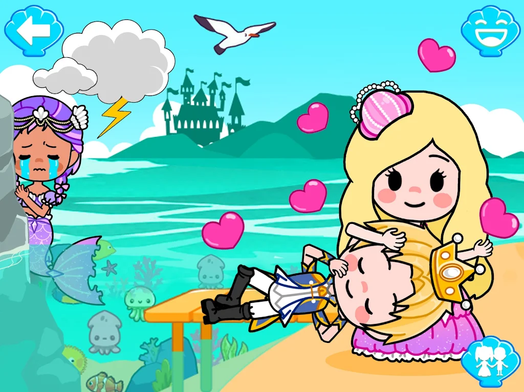 Mermaid Games: Princess Salon スクリーンショット 1