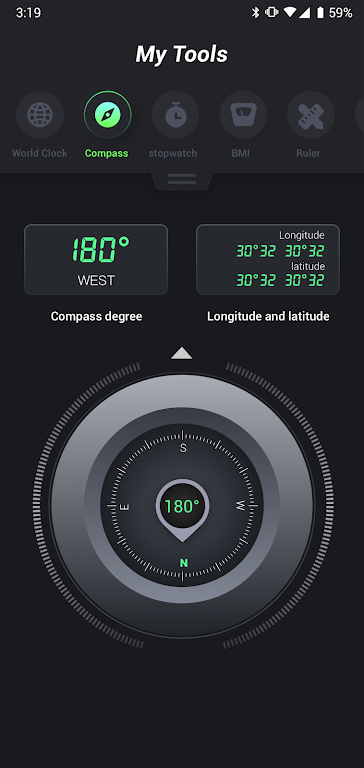 My Tool - Compass, Timer & VPN Screenshot 2