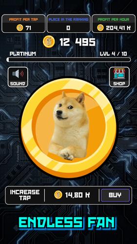 Crypto Clicker Doge Coin Idle 스크린샷 2