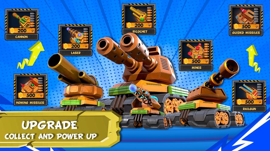 Tank Battles 2D 스크린샷 1