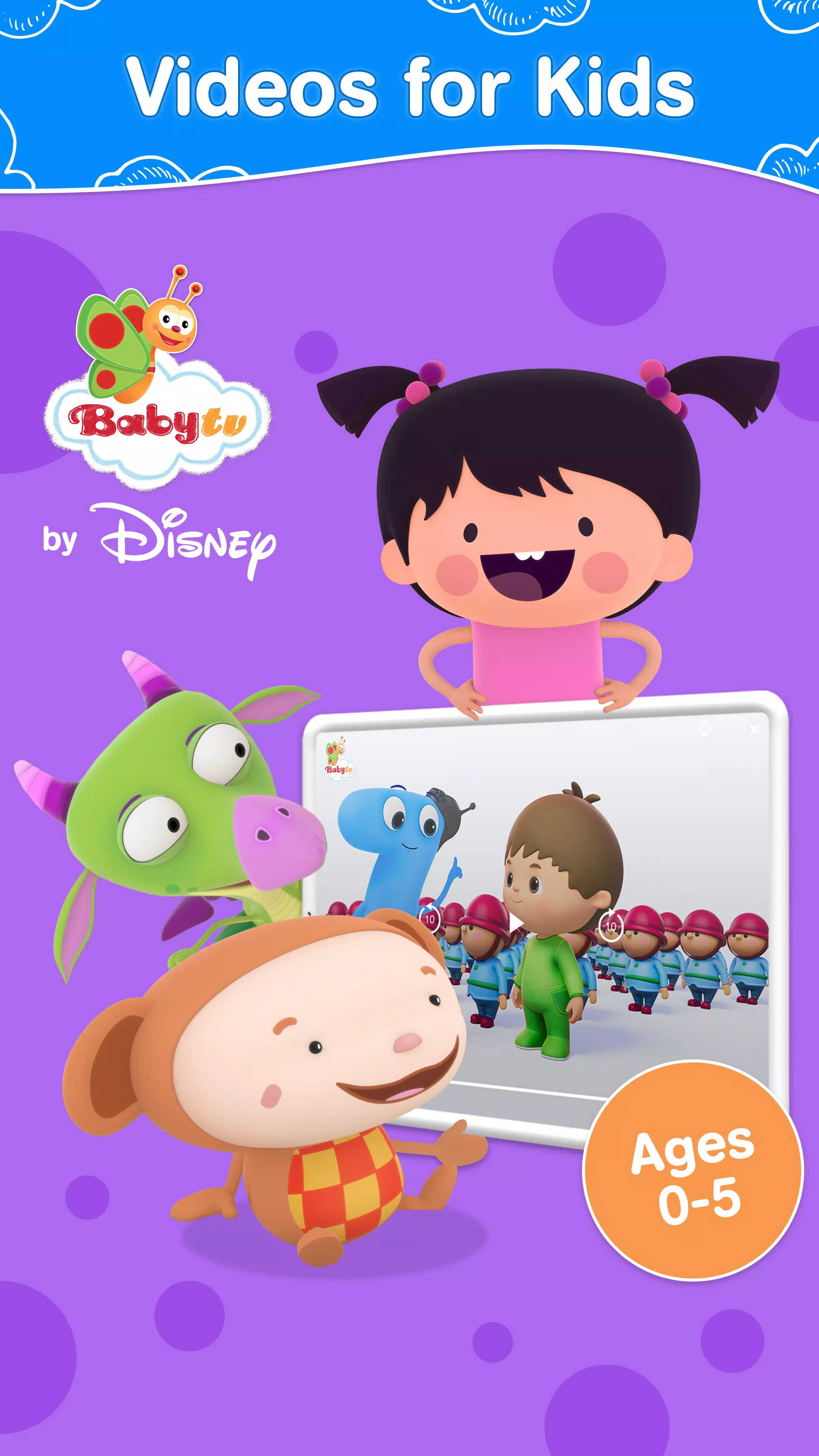 BabyTV - Kids Videos & Songs Schermafbeelding 0