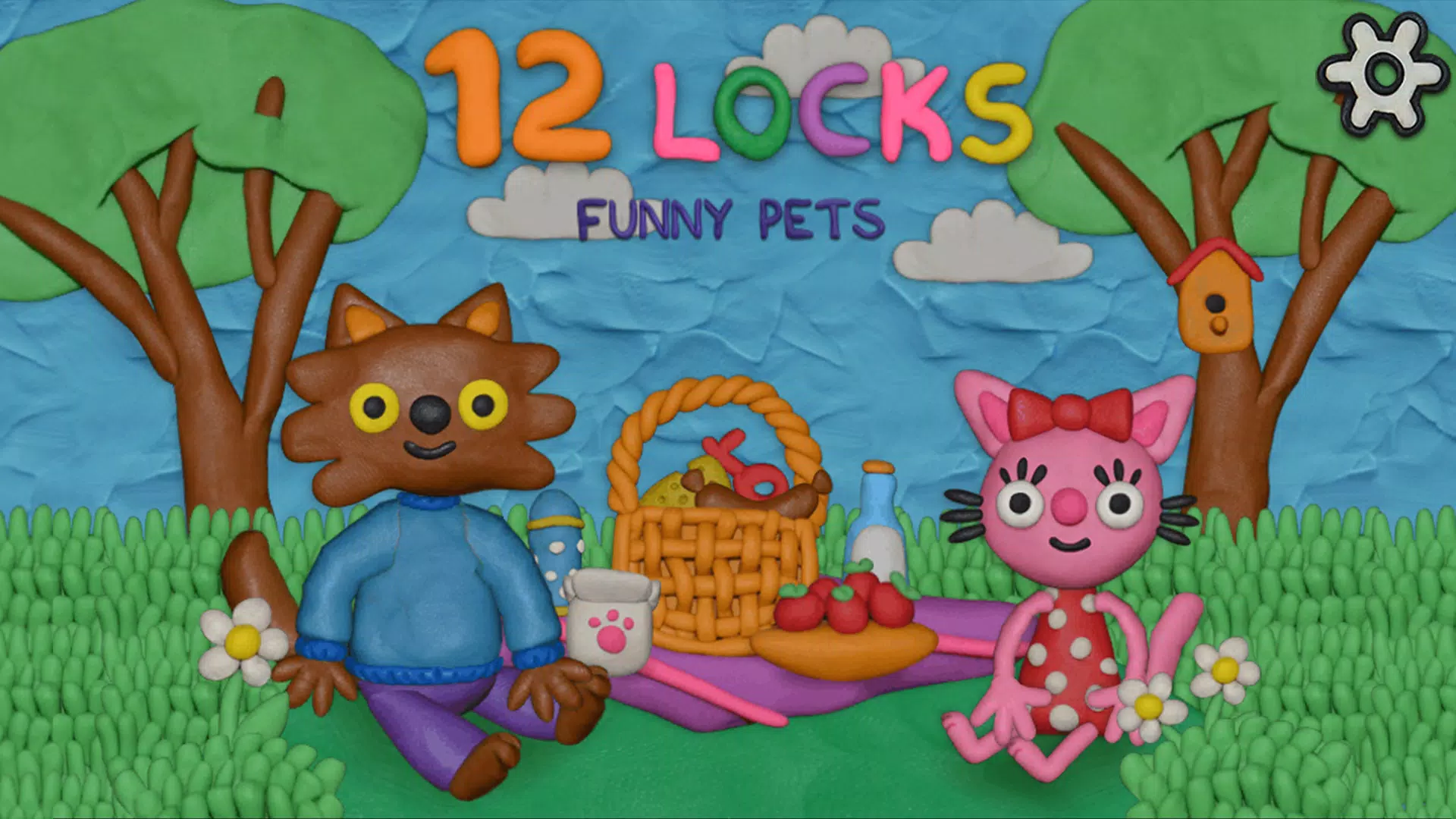 12 Locks Funny Pets Screenshot 0