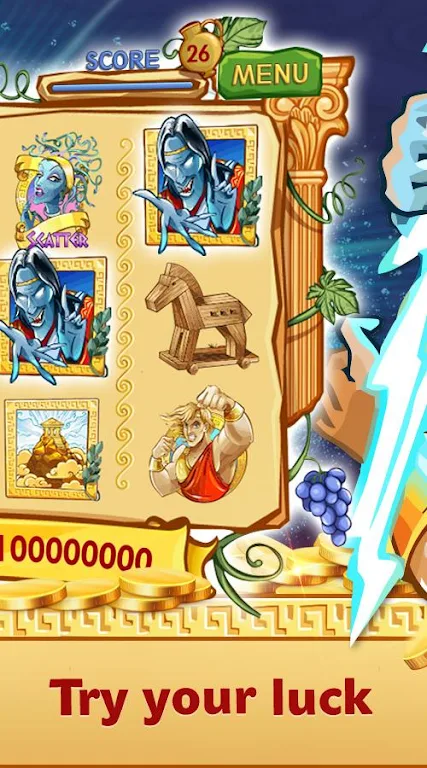 Greek Legends Slots Screenshot 2