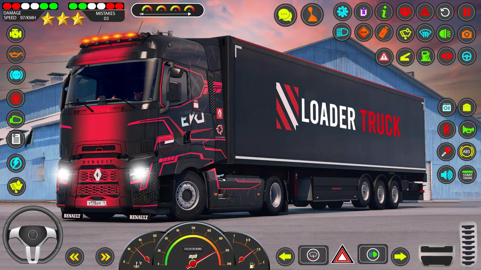 Euro Truck Games Sim 3d 螢幕截圖 1