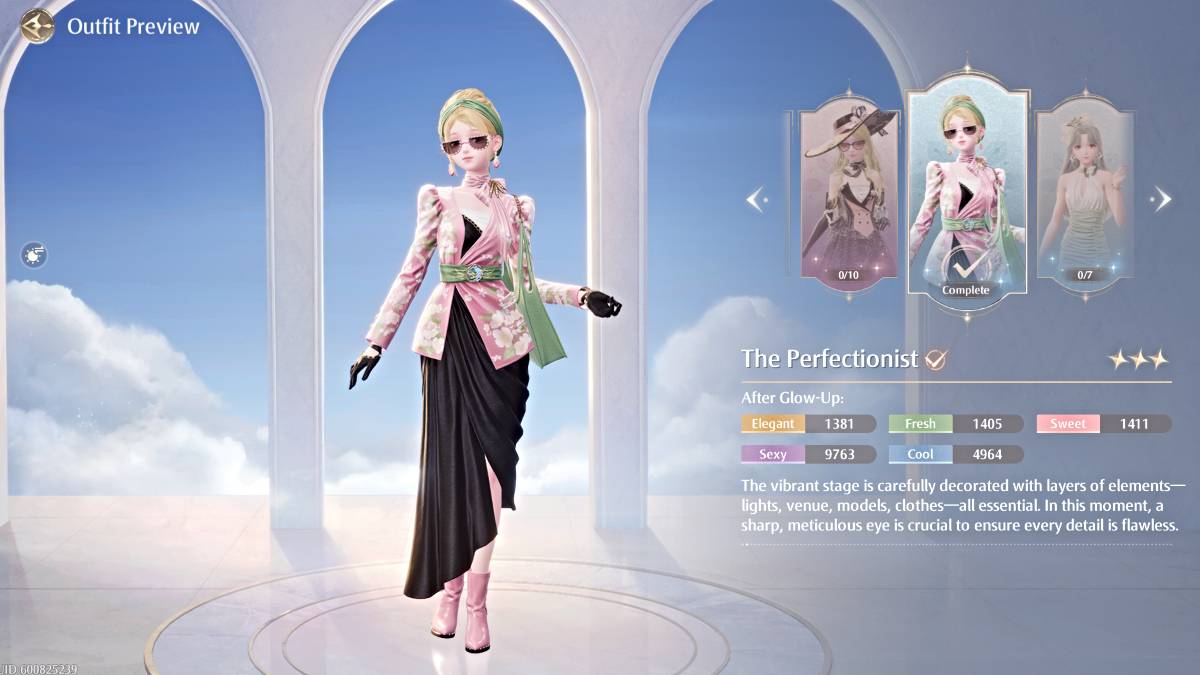 Das perfektionistische Outfit in Infinity Nikki