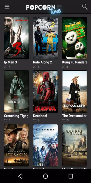 Popcorn time Screenshot 1