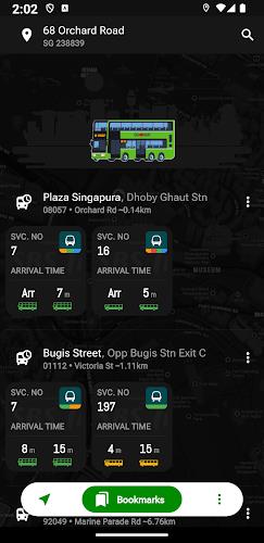 SG Bus Arrival Times Screenshot 1