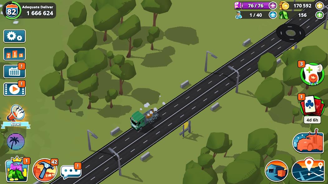 Transit King: Truck Tycoon Mod Screenshot 1