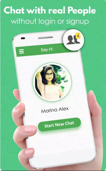 Say Hi - Meet People Online Zrzut ekranu 0