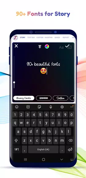 Fonts for Instagram - I Fonts Captura de pantalla 1