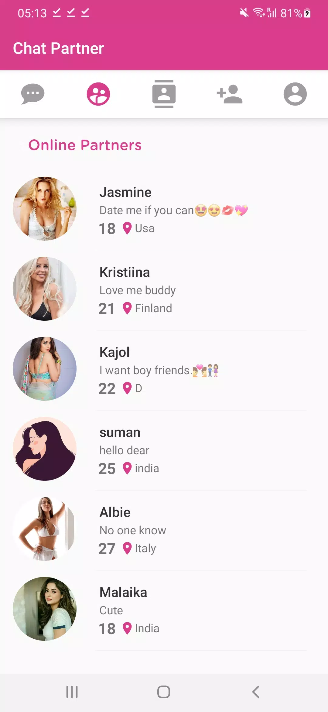 Chat Partner 스크린샷 3