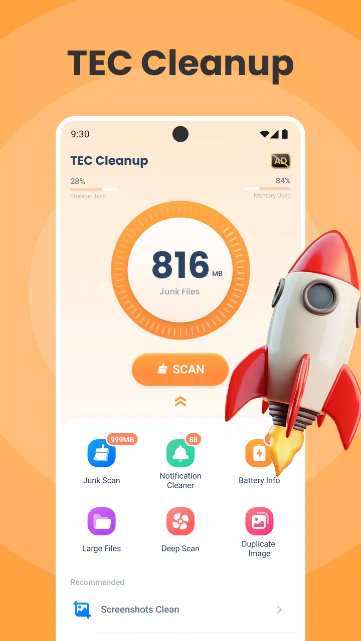 TEC Cleanup - Storage Cleaner Screenshot 0