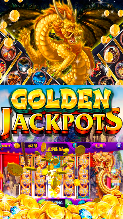 Dragon’s Gold Flames Vegas Casino Slots 螢幕截圖 1