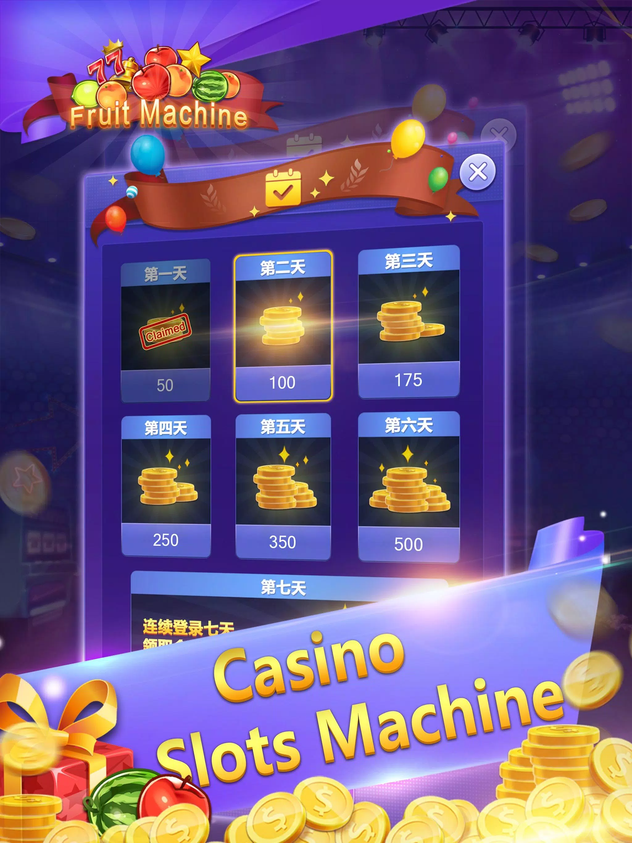 Fruit Machine - Mario Slots Ảnh chụp màn hình 1