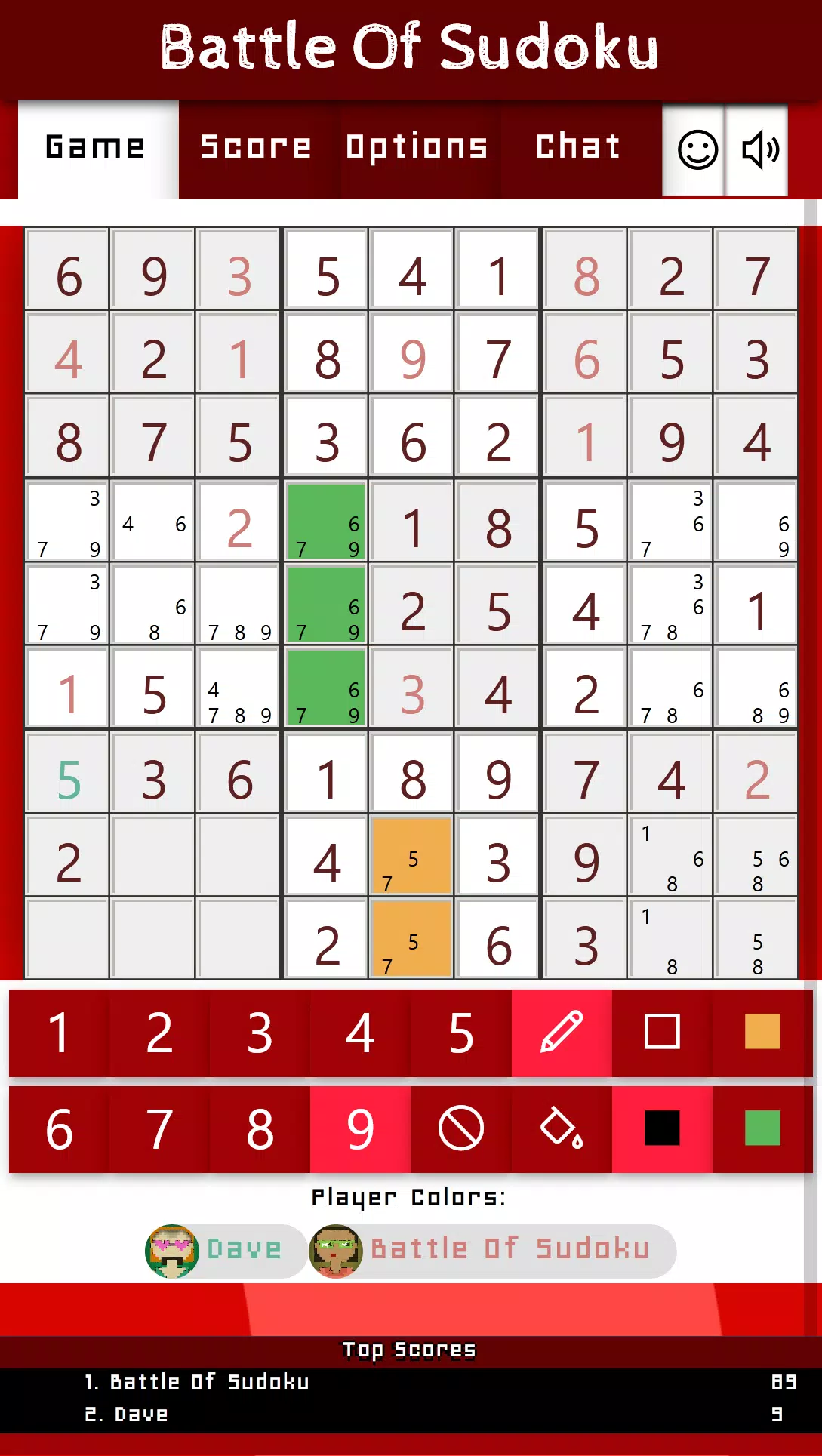 Battle Of Sudoku 스크린샷 3