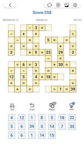 Math Number: Cross Math Puzzle Screenshot 3