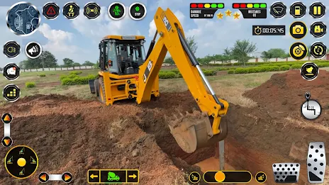 Snow Excavator Construction 3D 螢幕截圖 0