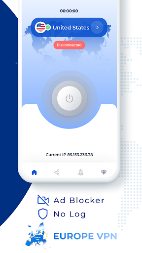 Europe VPN - Get Europe IP Screenshot 1