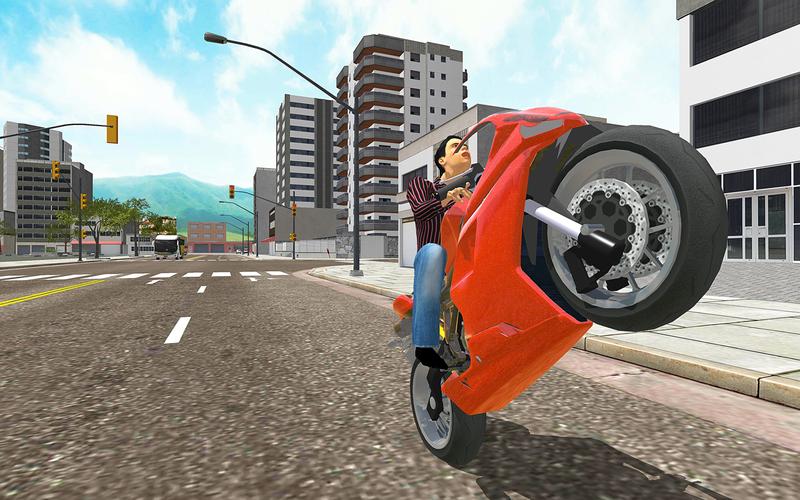 Motorbike Rush Drive Simulator Capture d'écran 2