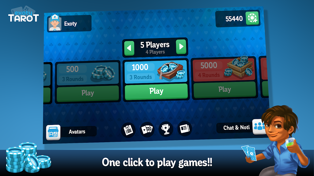 Multiplayer Tarot Game Скриншот 1