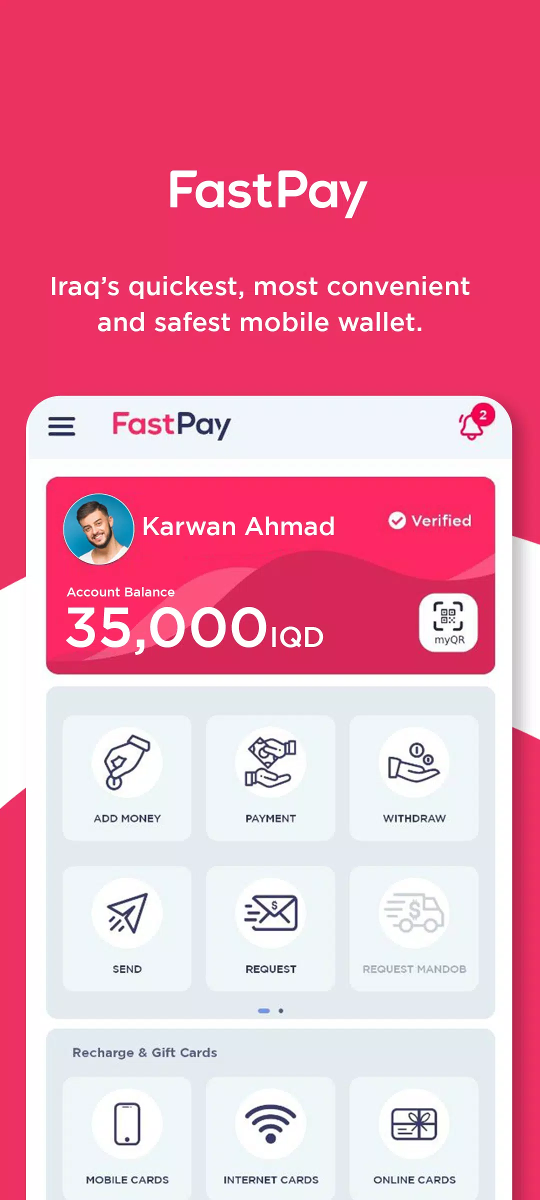 Schermata FastPay Wallet 0
