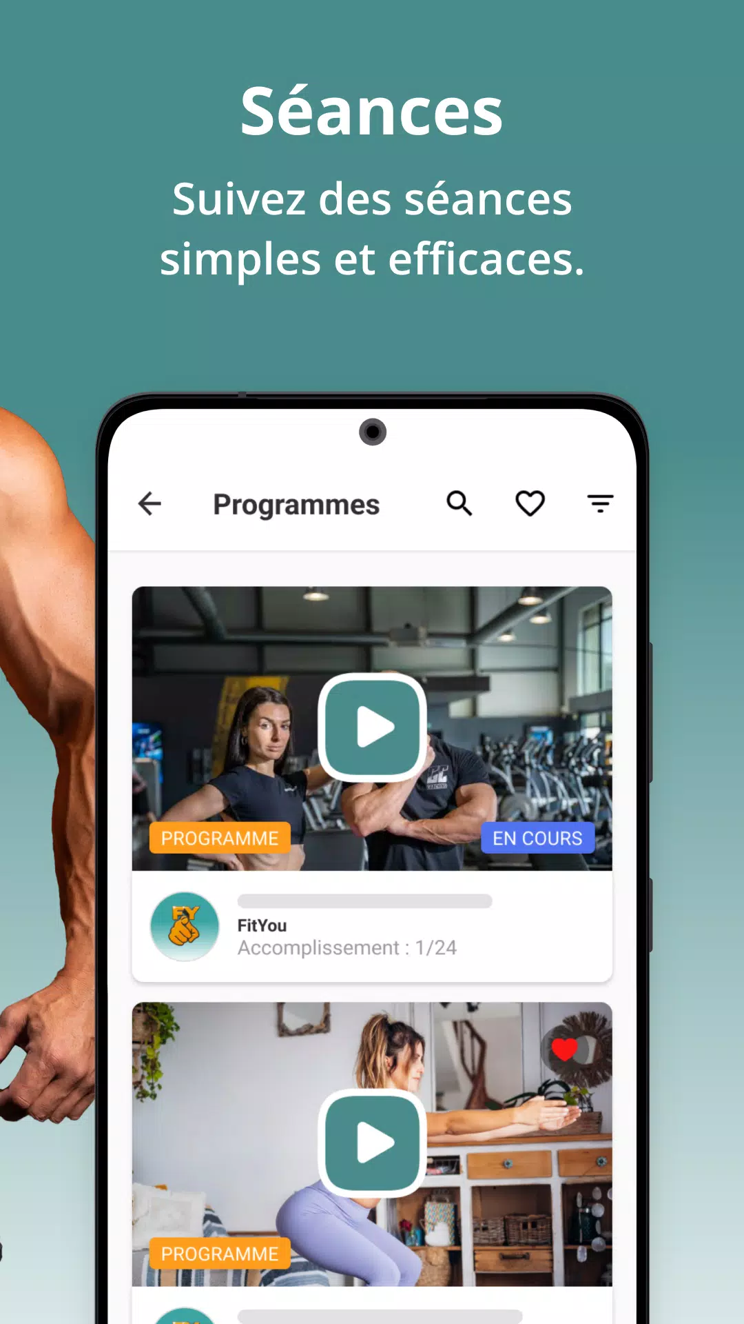 FitYou - Fitness, Nutrition 螢幕截圖 2