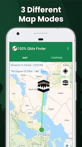 100% Qibla Finder Ảnh chụp màn hình 3