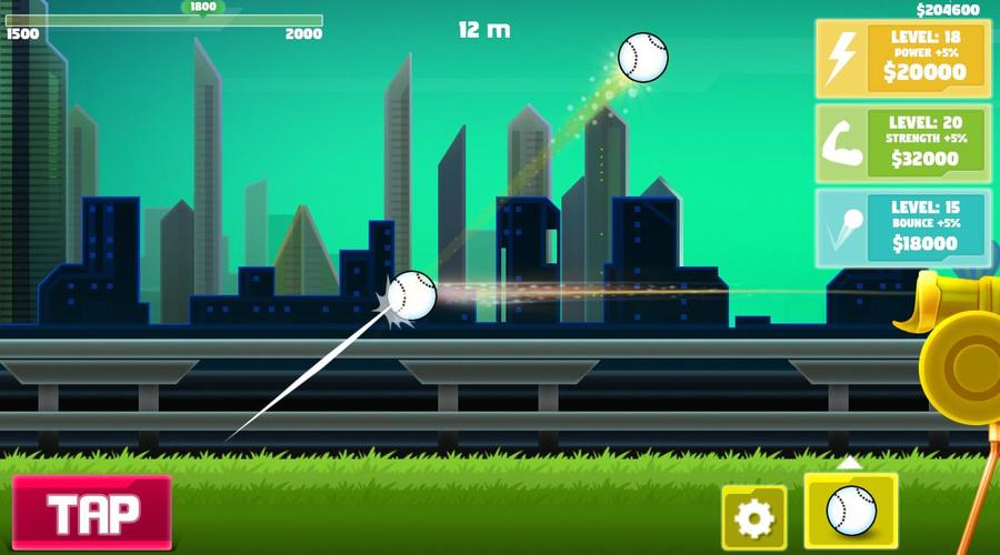 Flick Hit Baseball : Home Run 螢幕截圖 0