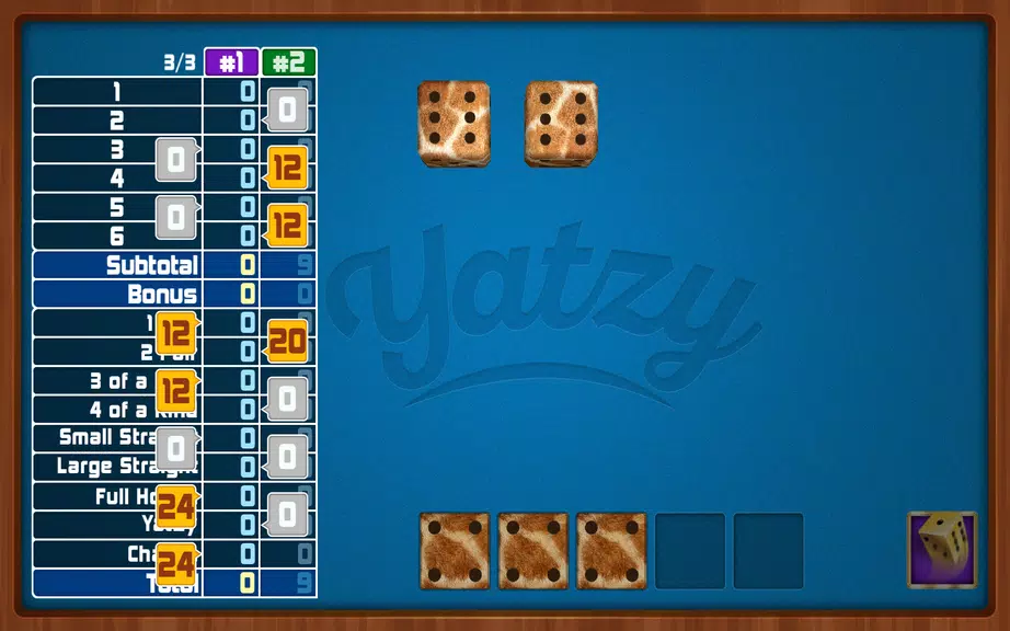 Yatzy Dice Game Captura de tela 1