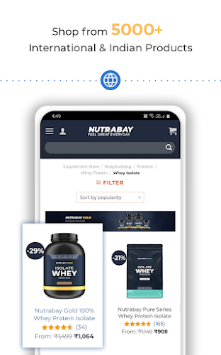 Nutrabay: Supplements Store Screenshot 1