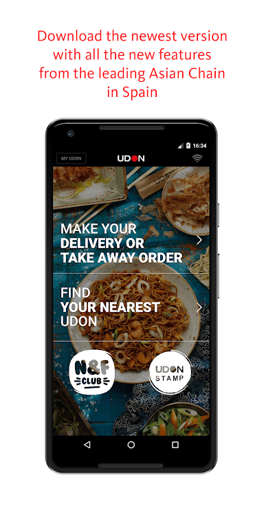 UDON – Delivery and Take Away Screenshot 0