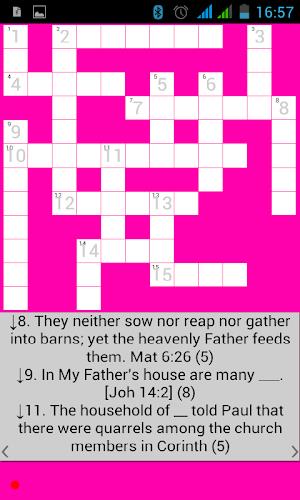 Bible Crossword 스크린샷 1