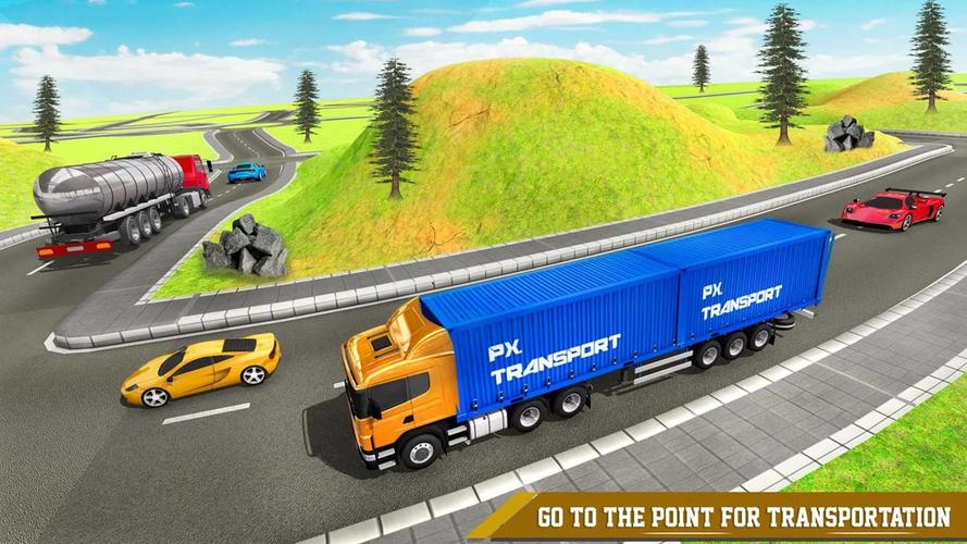 Cargo Transport Truck Driving Screenshot 1