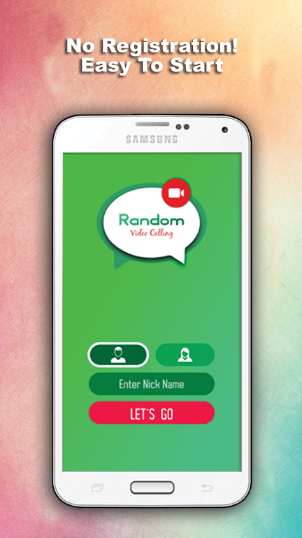 Random Video Chat ภาพหน้าจอ 0