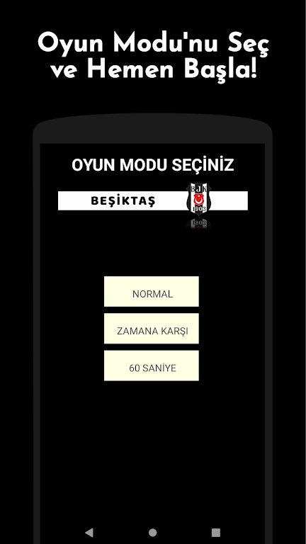 Beşiktaş Futbolcu Kart Eşleştirme Oyunu Ảnh chụp màn hình 1