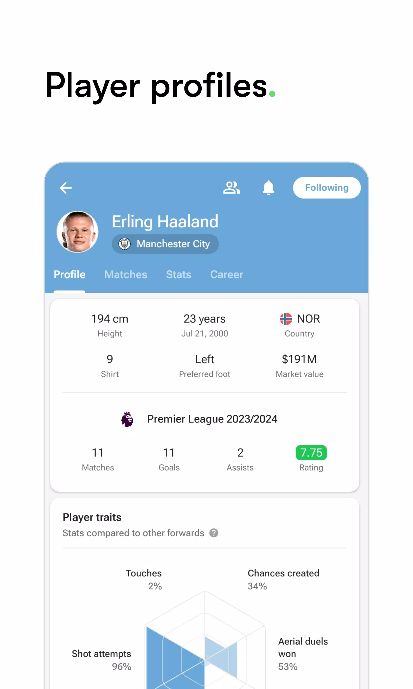 FotMob - Soccer Live Scores 螢幕截圖 3