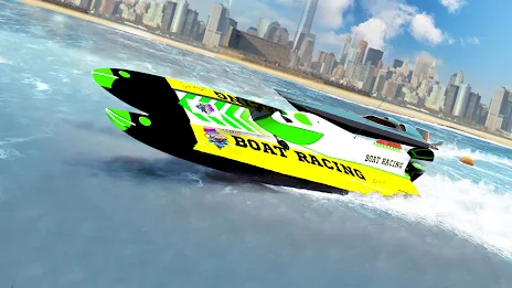 Ski Boat Racing: Jet Boat Game Screenshot 0