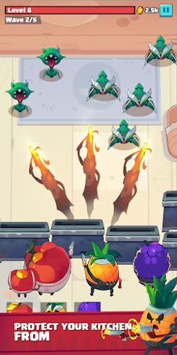 Fruit War: Idle Defense Game 螢幕截圖 0