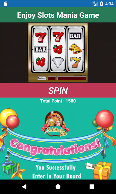 Slots Mania Club Zrzut ekranu 1
